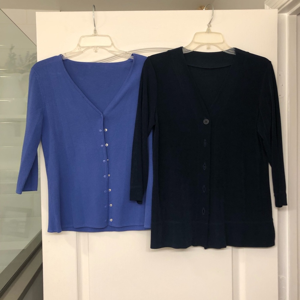 Set of two 3/4 sleeved cardigans